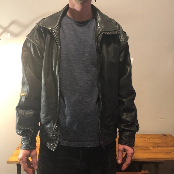 Delta Leather Aviator Jacket - Picture 3 of 3